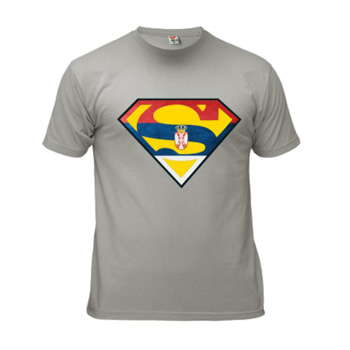 Majica SuperSrbija - bež-1